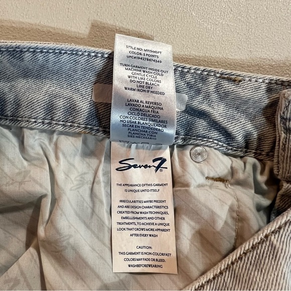Seven 7 Faded Jeans, Weekend Slim Fit, Size 8 - Picture 7 of 11